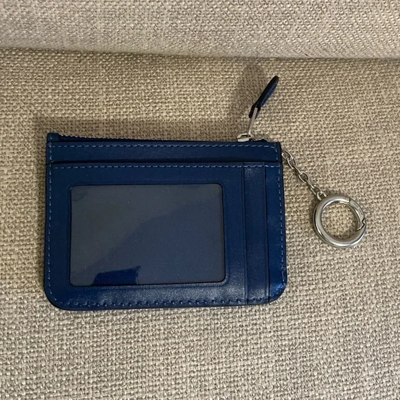 Coach Denim Card Case - Picture 2 of 4